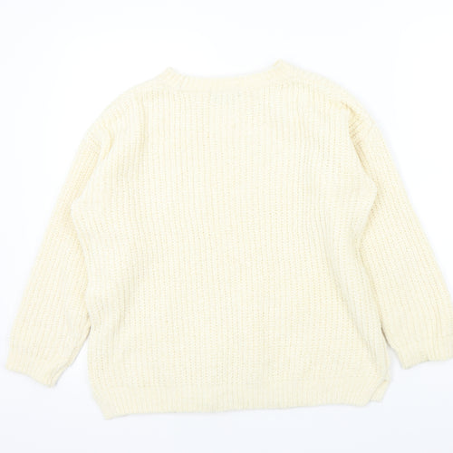 F&F Womens Beige   Pullover Jumper Size 12