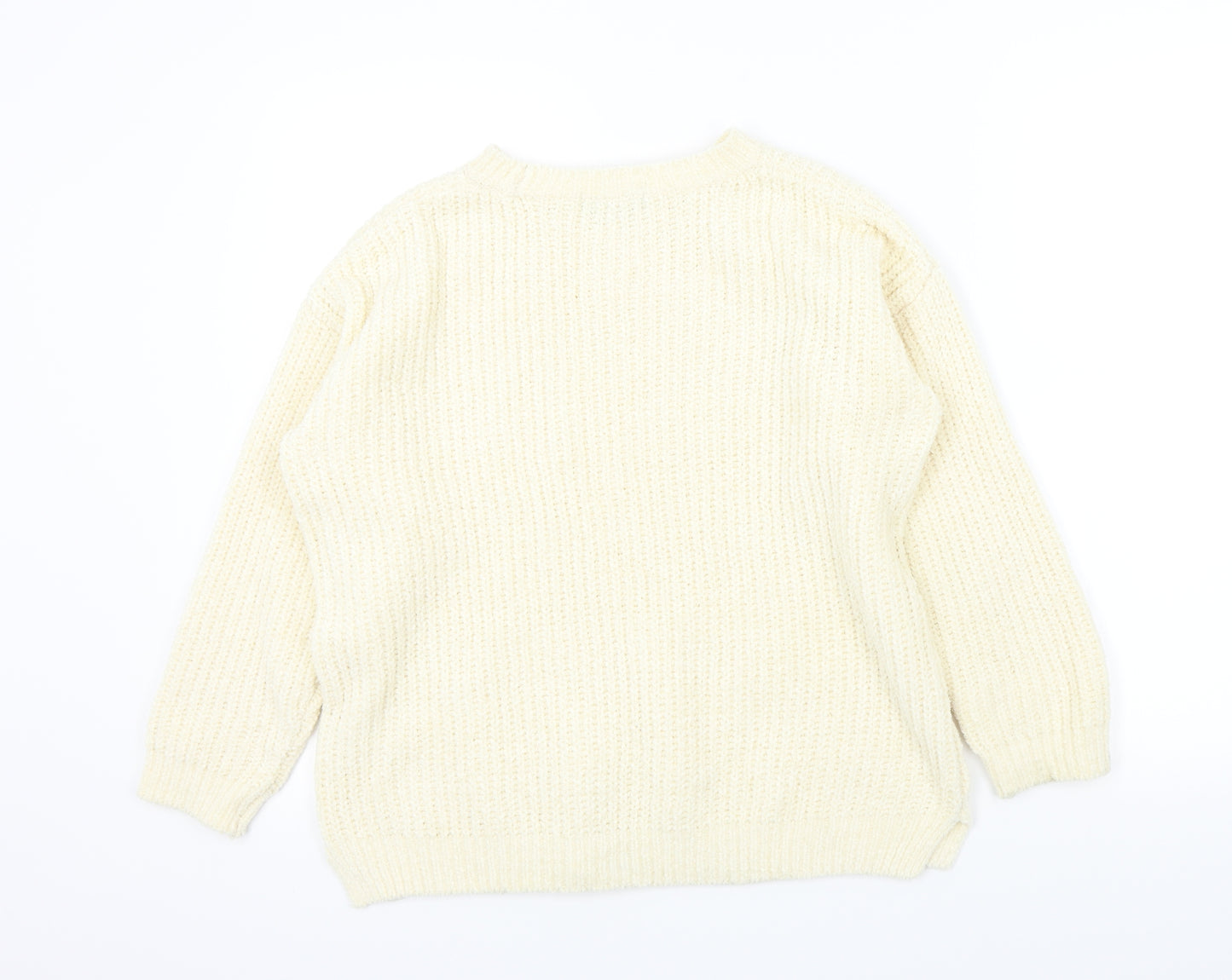 F&F Womens Beige   Pullover Jumper Size 12