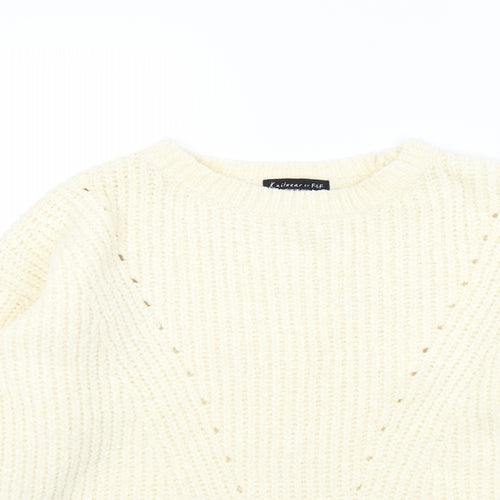 F&F Womens Beige   Pullover Jumper Size 12