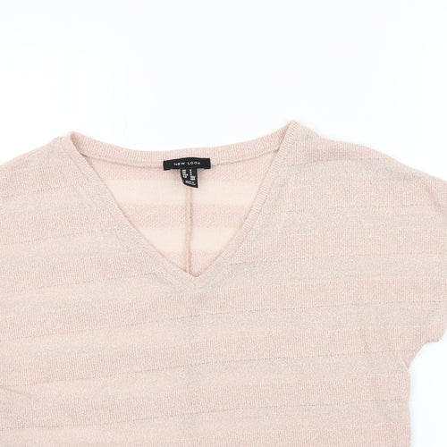 New Look Womens Pink   Pullover Jumper Size S