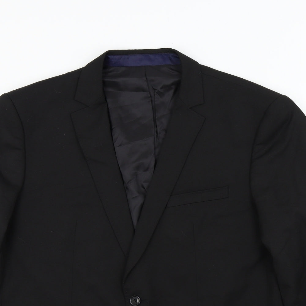 ZARA MAN Mens Black   Jacket Blazer Size 54