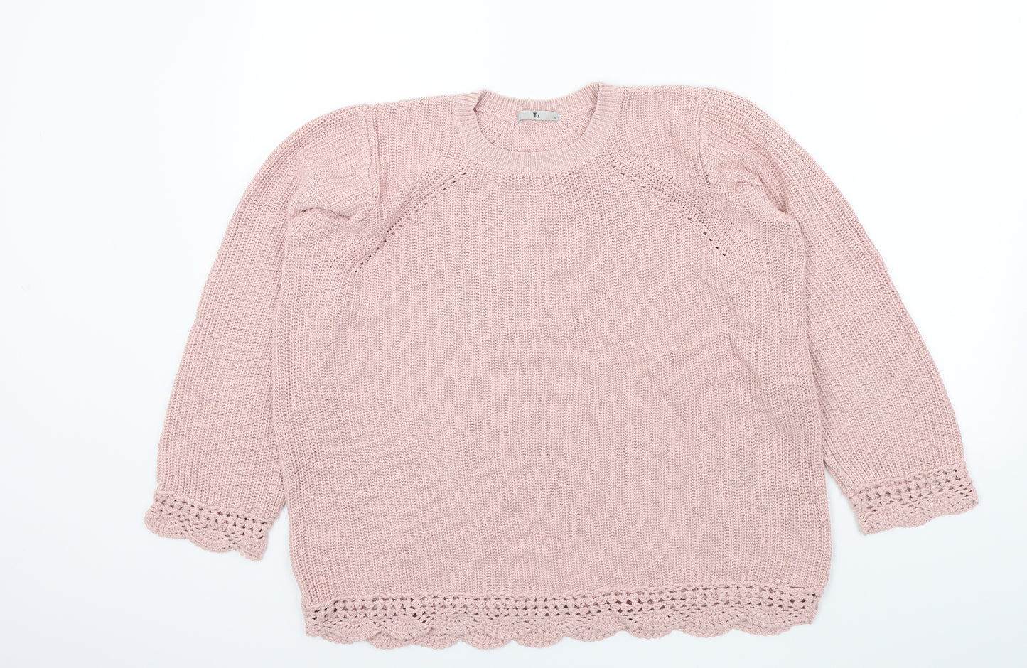 TU Womens Pink   Pullover Jumper Size 16