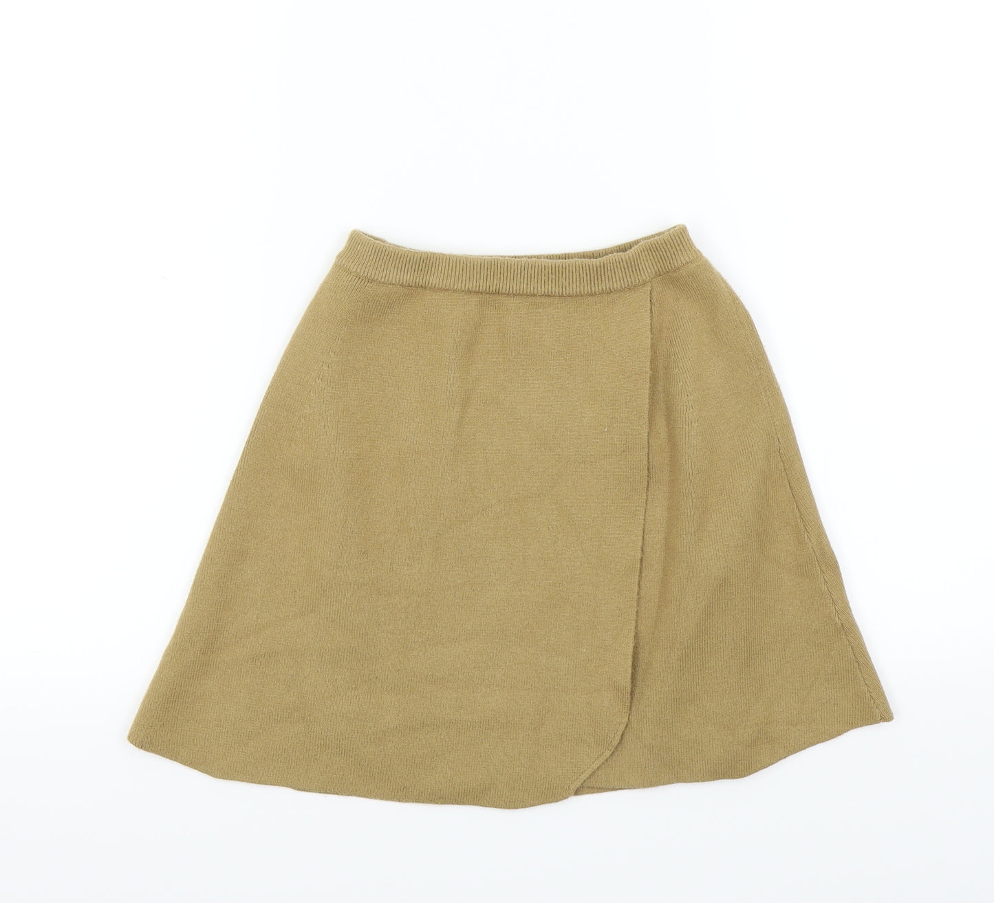 Zara Girls Beige Colourblock  A-Line Skirt Size 11-12 Years