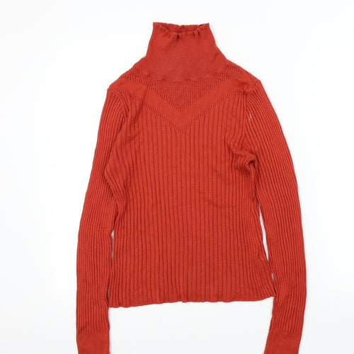 Topshop Womens Brown   Pullover Jumper Size M