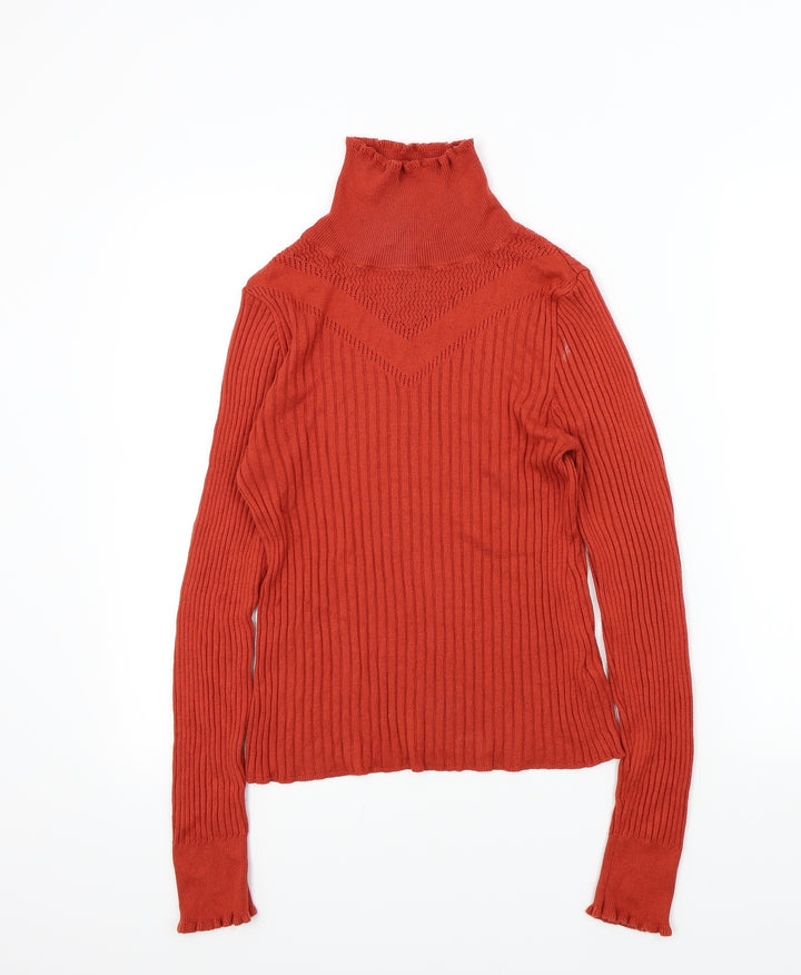 Topshop Womens Brown   Pullover Jumper Size M