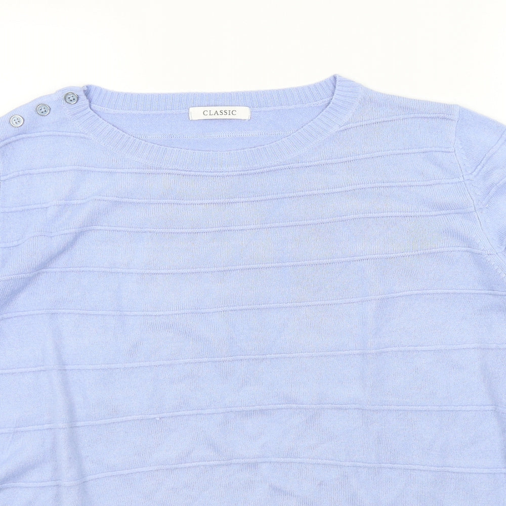 M&S Womens Blue   Pullover Jumper Size 16