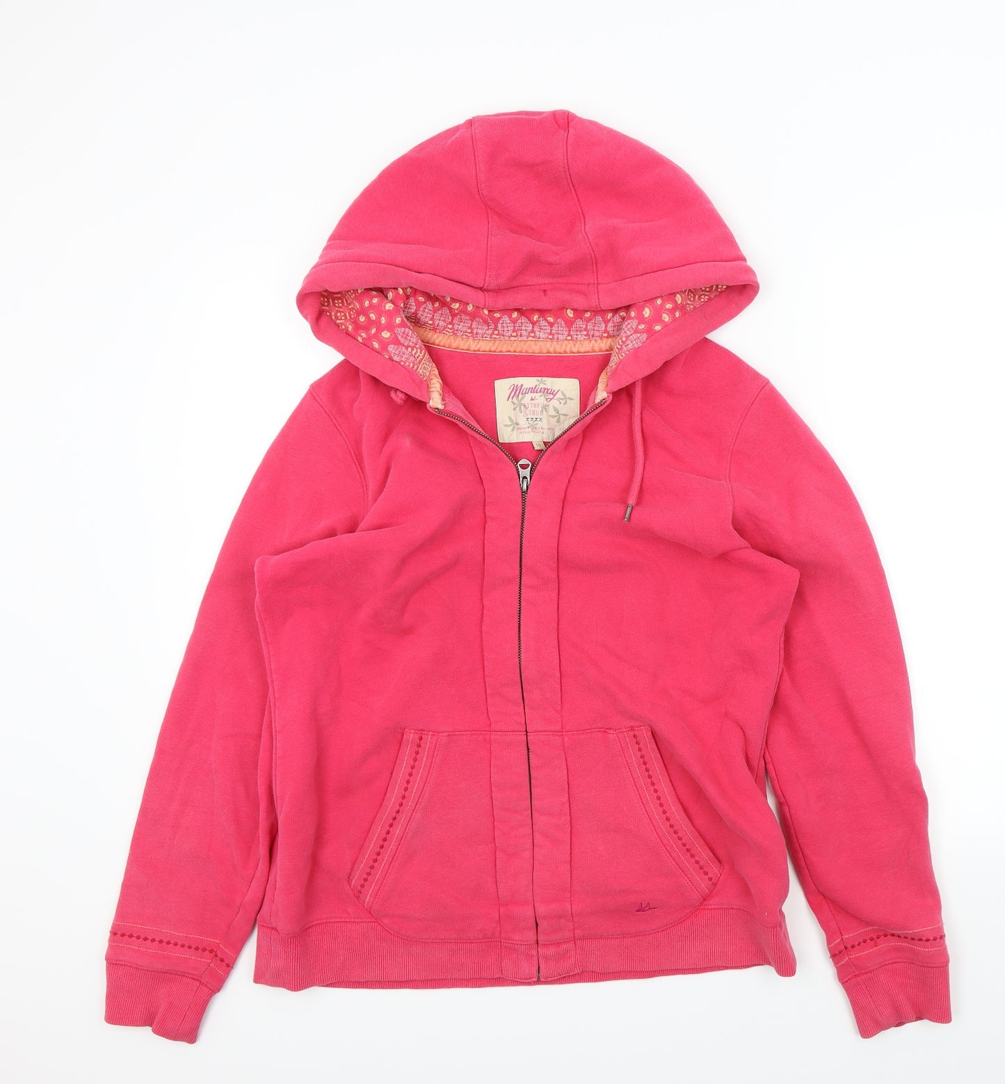 MANTARAY PRODUCTS Womens Pink   Full Zip Jumper Size 4XL