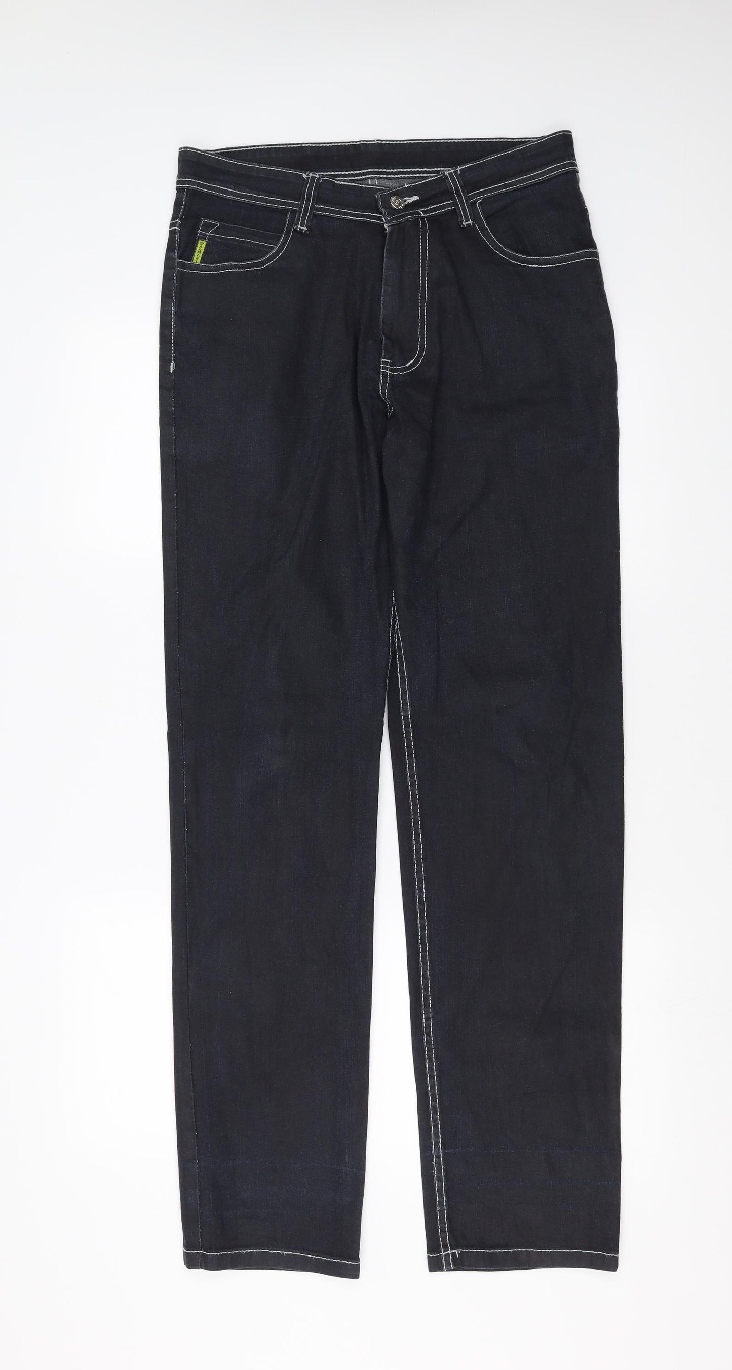 Preworn Womens Blue  Denim Snow Pants Trousers Size 32 in L33 in