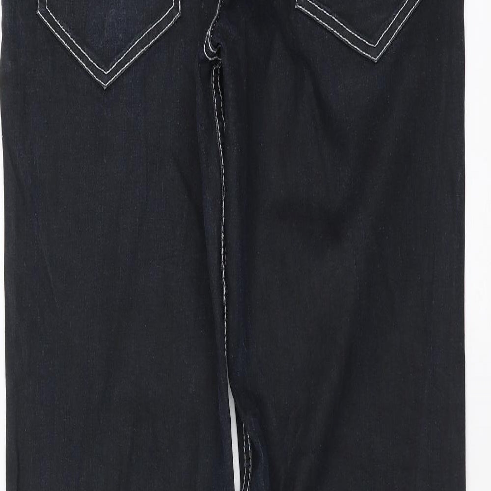 Preworn Womens Blue  Denim Snow Pants Trousers Size 32 in L33 in