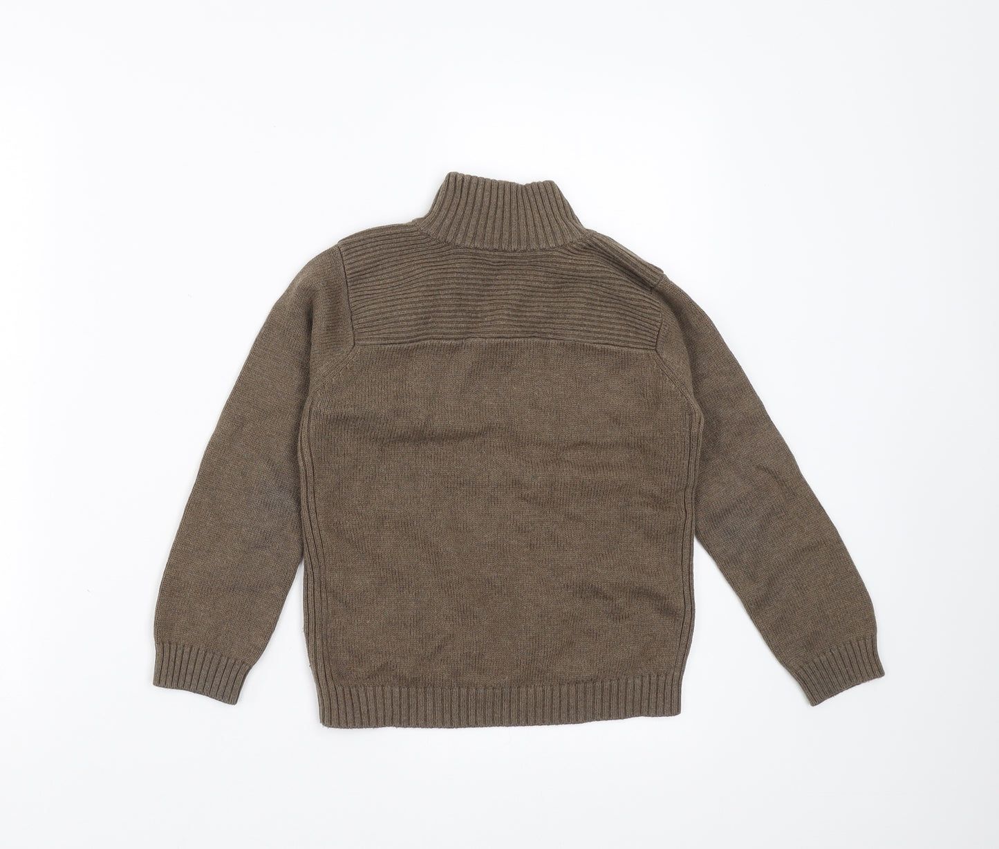 Peacocks Boys Brown   Pullover Jumper Size 6 Years