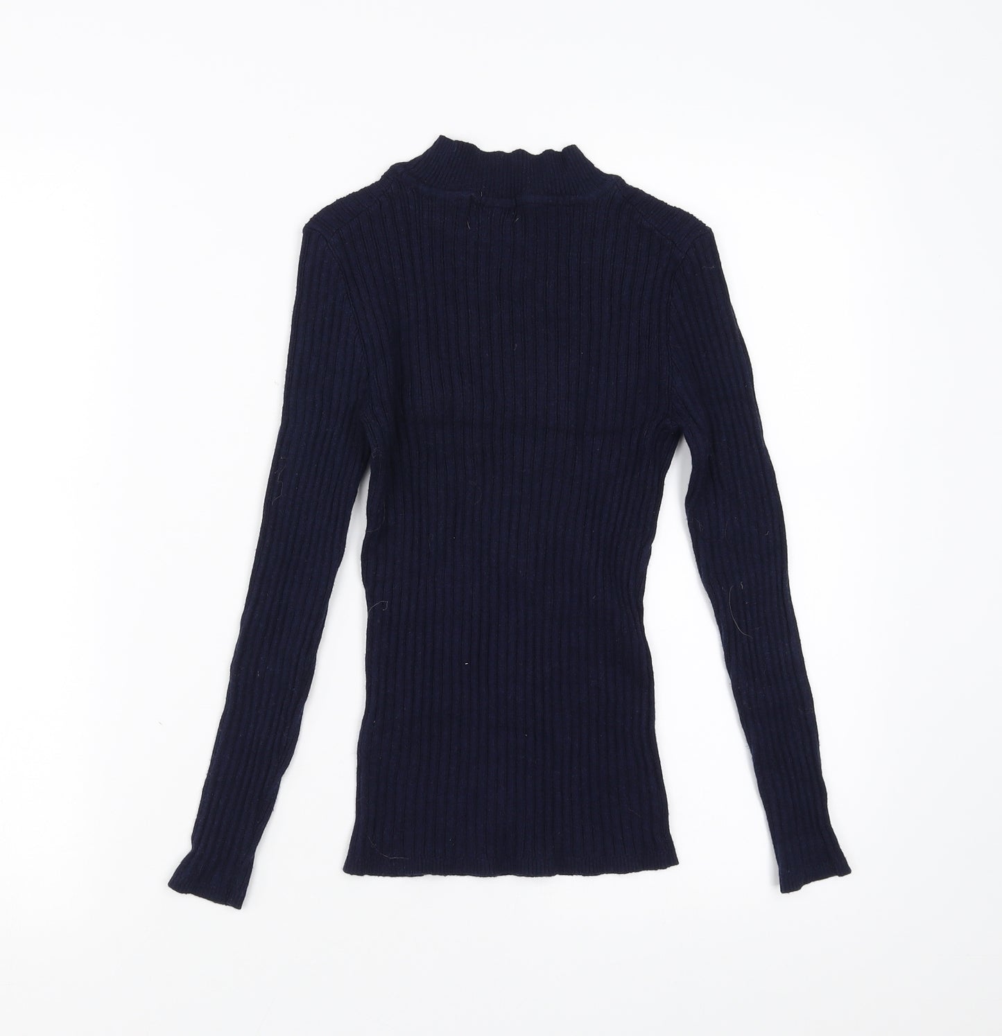 Primark Womens Blue   Pullover Jumper Size M  - stretch fabric