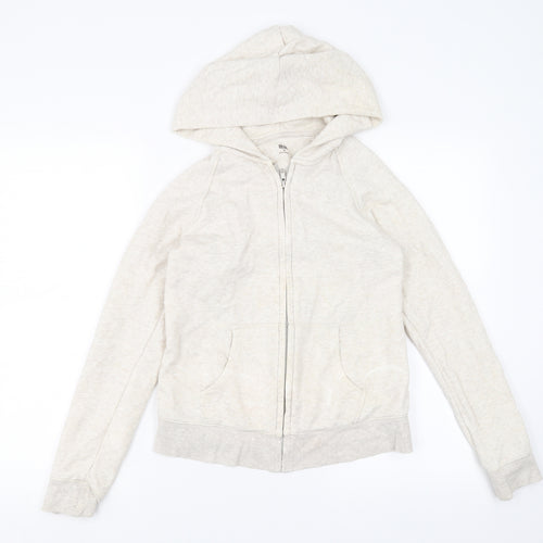 Uniqlo Womens Beige   Full Zip Hoodie Size M