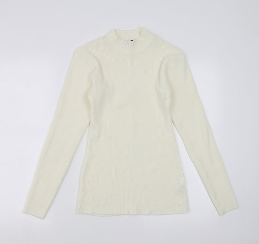 Front view of I SAW IT FIRST women’s ivory jumper, size S