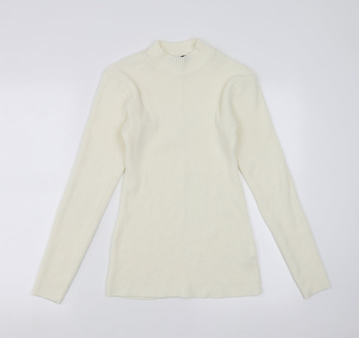 I SAW IT FIRST Womens Ivory   Pullover Jumper Size S