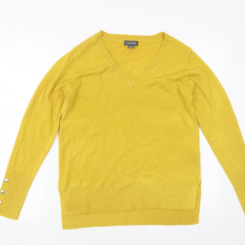 Primark Womens Yellow   Pullover Jumper Size L