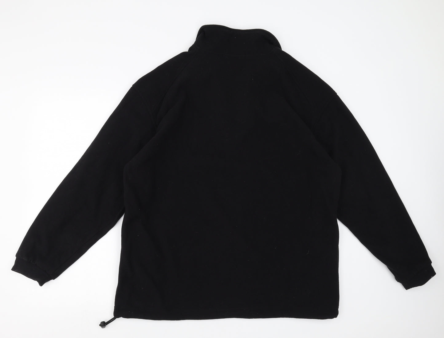 North End Mens Black  Fleece Pullover Jumper Size L  - visa
