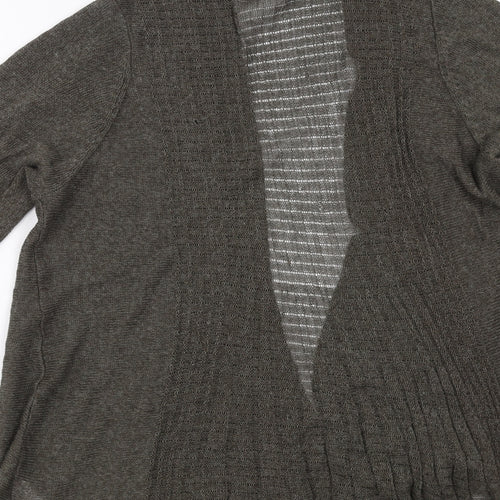 Marks and Spencer Womens Brown   Cardigan Jumper Size 18