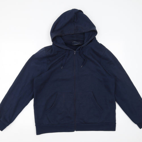 Preworn Womens Blue   Full Zip Hoodie Size 16