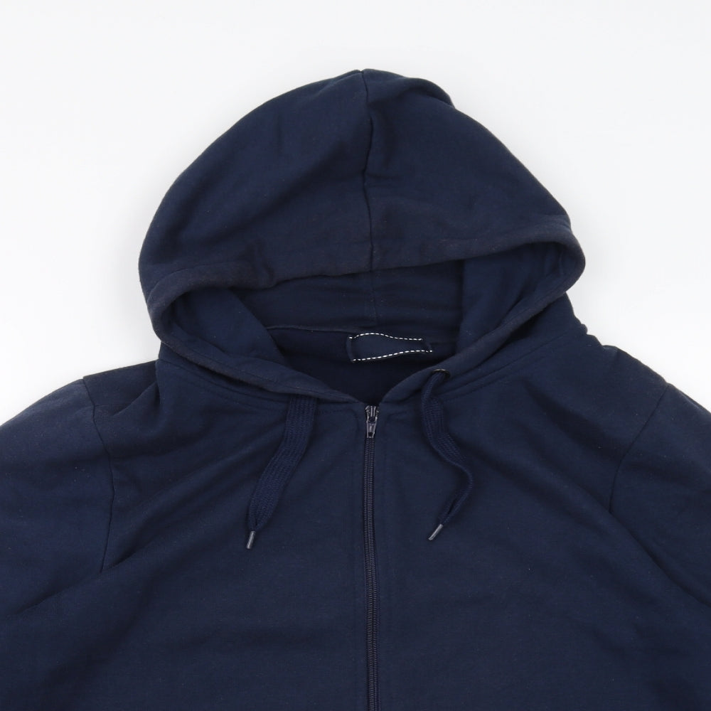Preworn Womens Blue   Full Zip Hoodie Size 16