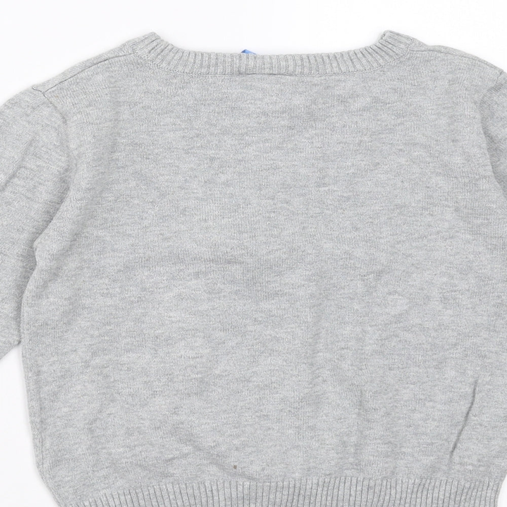 NEXT Boys Grey   Pullover Jumper Size 3-4 Years  - Frozen Olaf