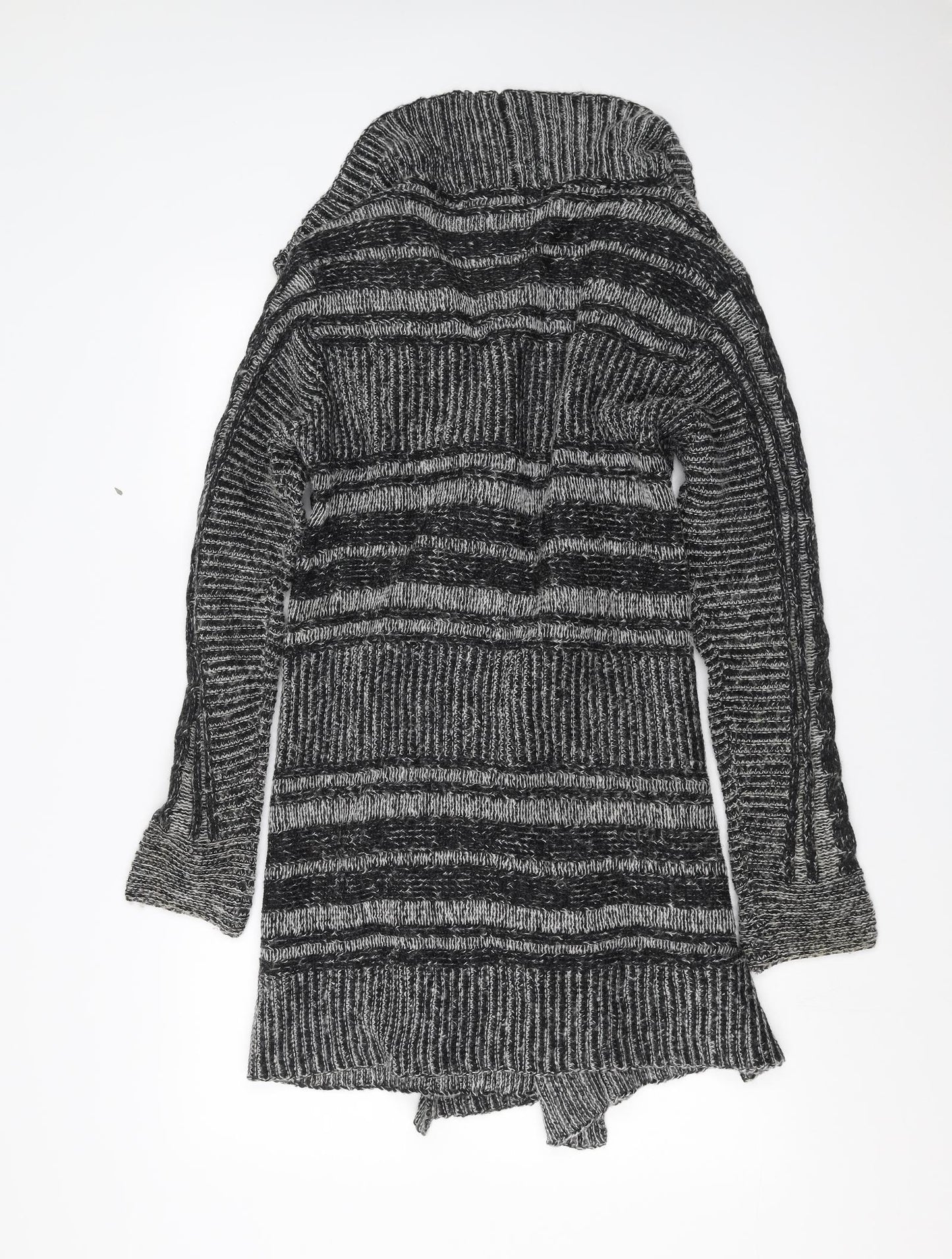 Purple Rose Womens Grey   Cardigan Jumper One Size