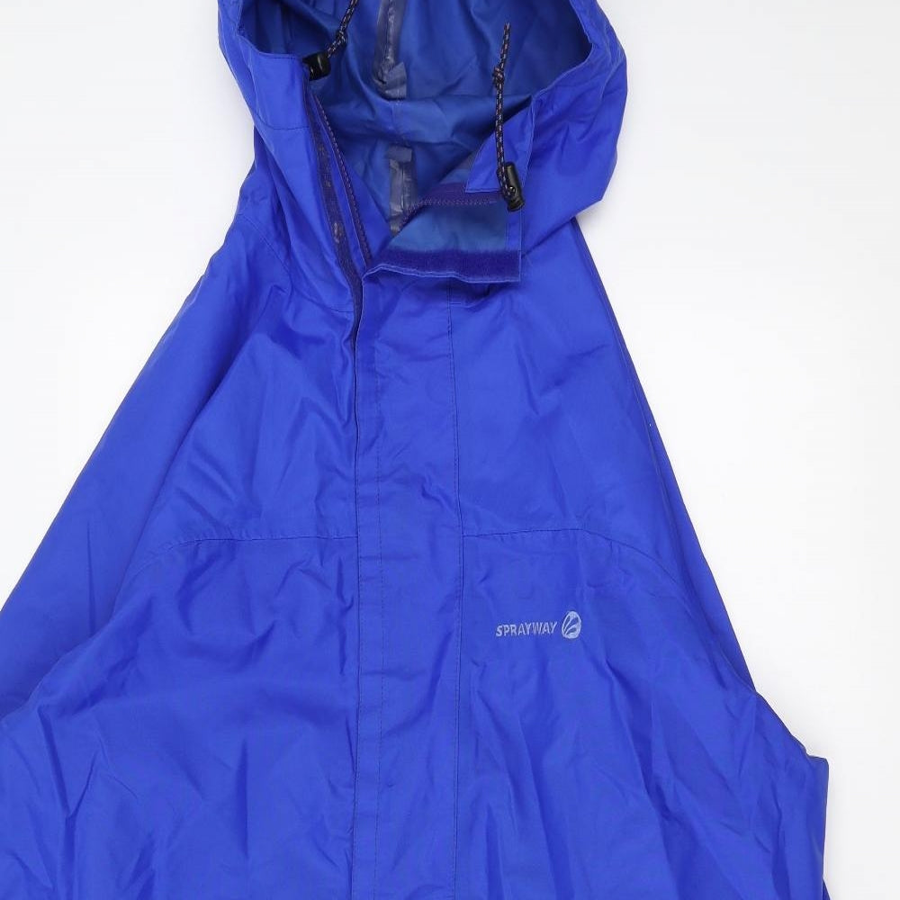 Sprayway Mens Blue   Rain Coat Jacket Size L