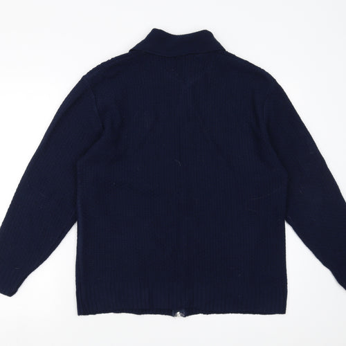 Sixth Avenue Womens Blue   Cardigan Jumper Size L