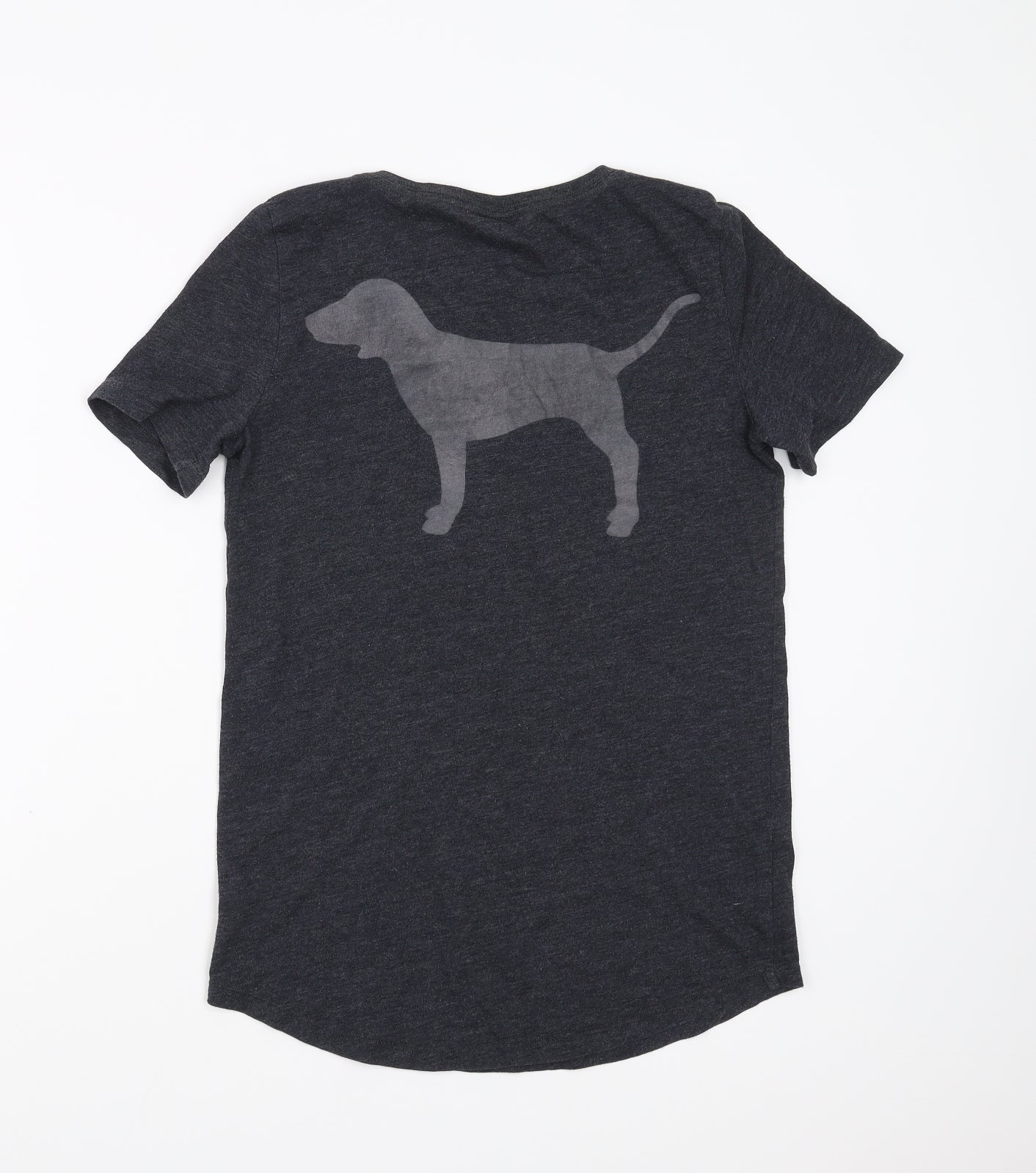 Victoria's Secret Womens Grey   Basic T-Shirt Size XS  - dog