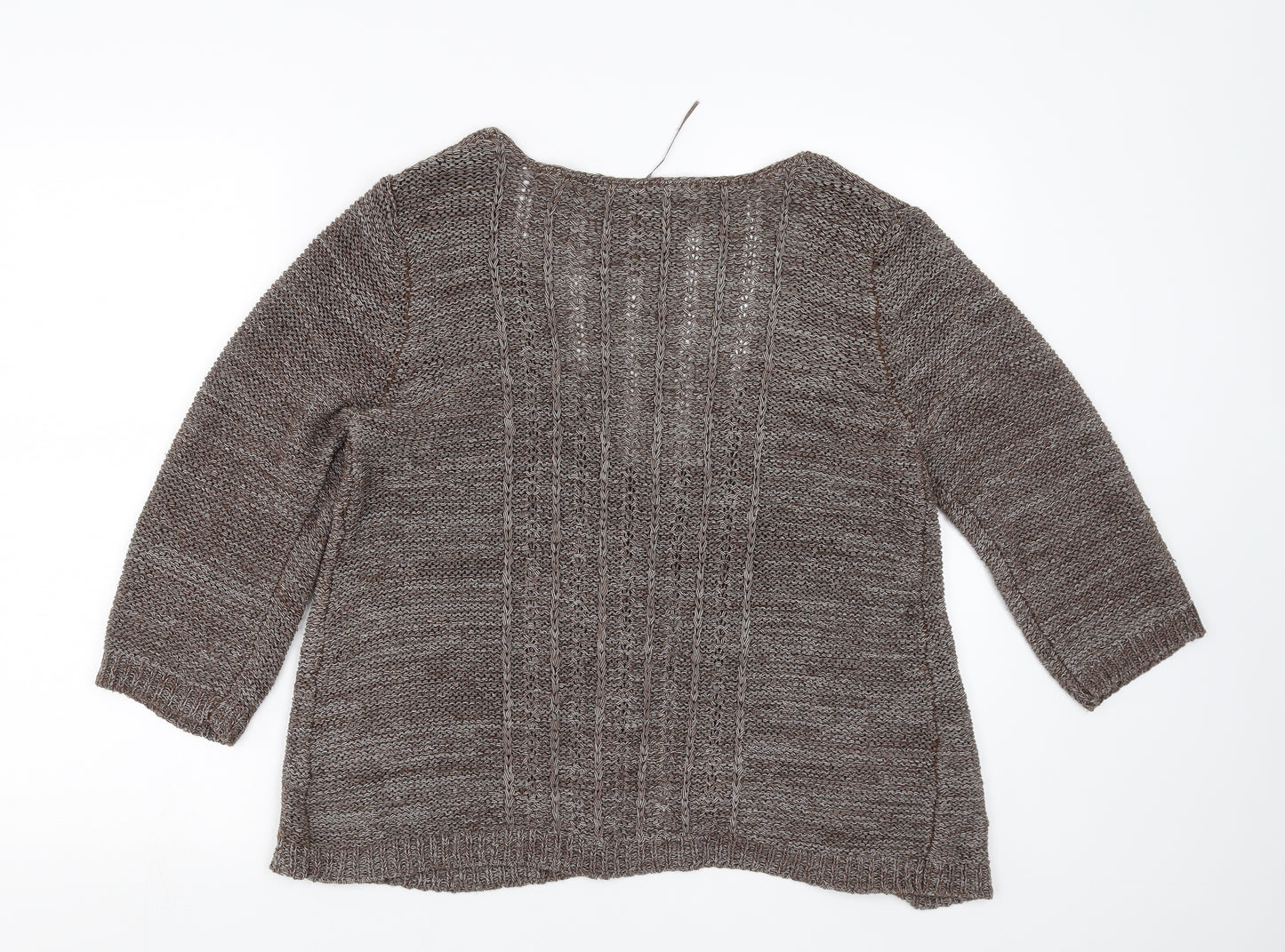 Evie Womens Brown   Cardigan Jumper Size 14