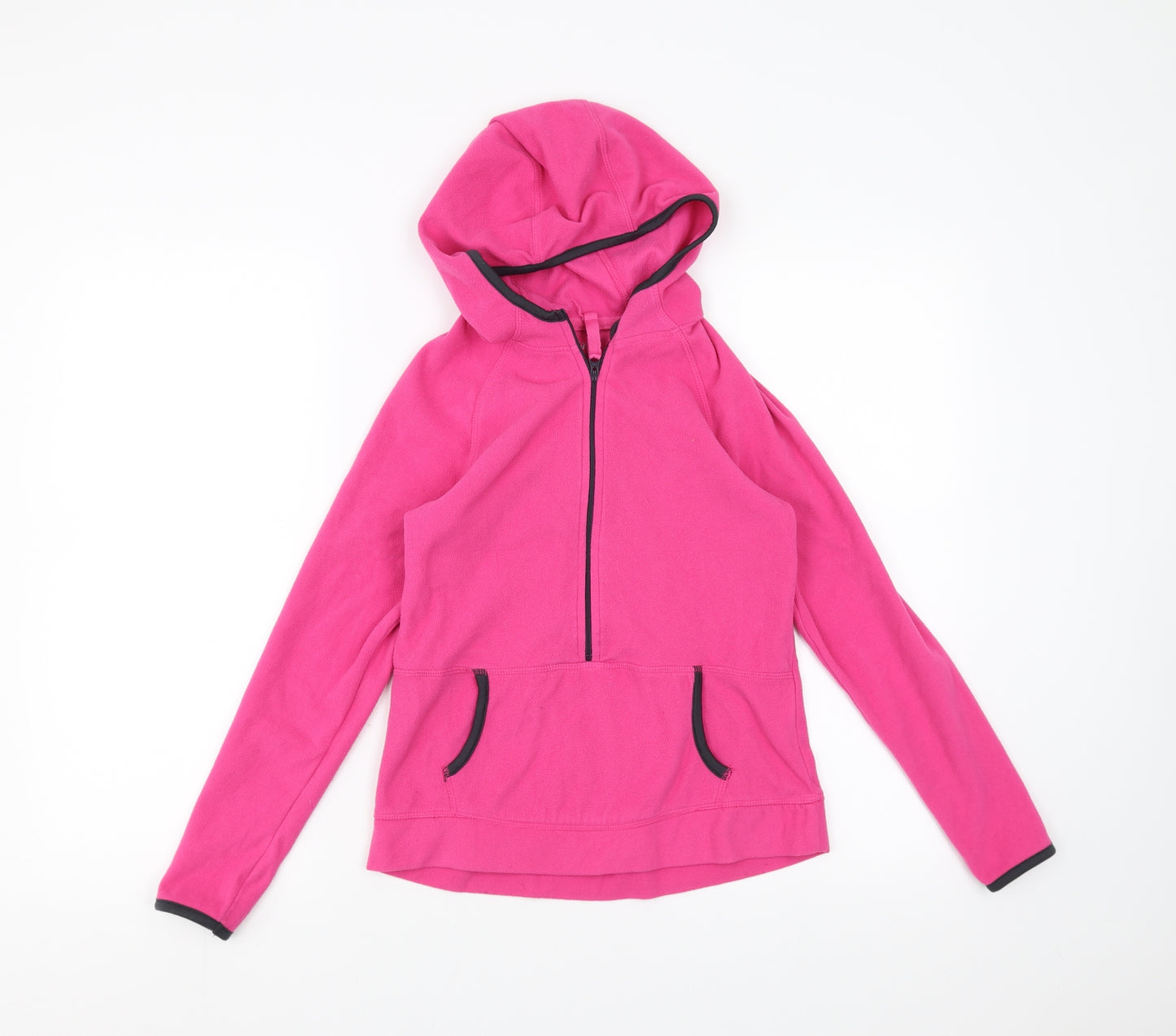 Crane Girls Pink  Fleece Pullover Hoodie Size 11-12 Years