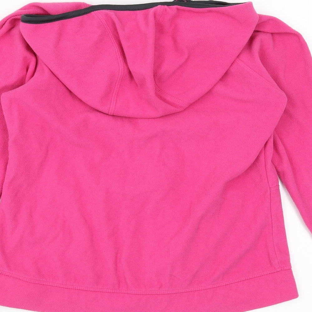 Crane Girls Pink  Fleece Pullover Hoodie Size 11-12 Years