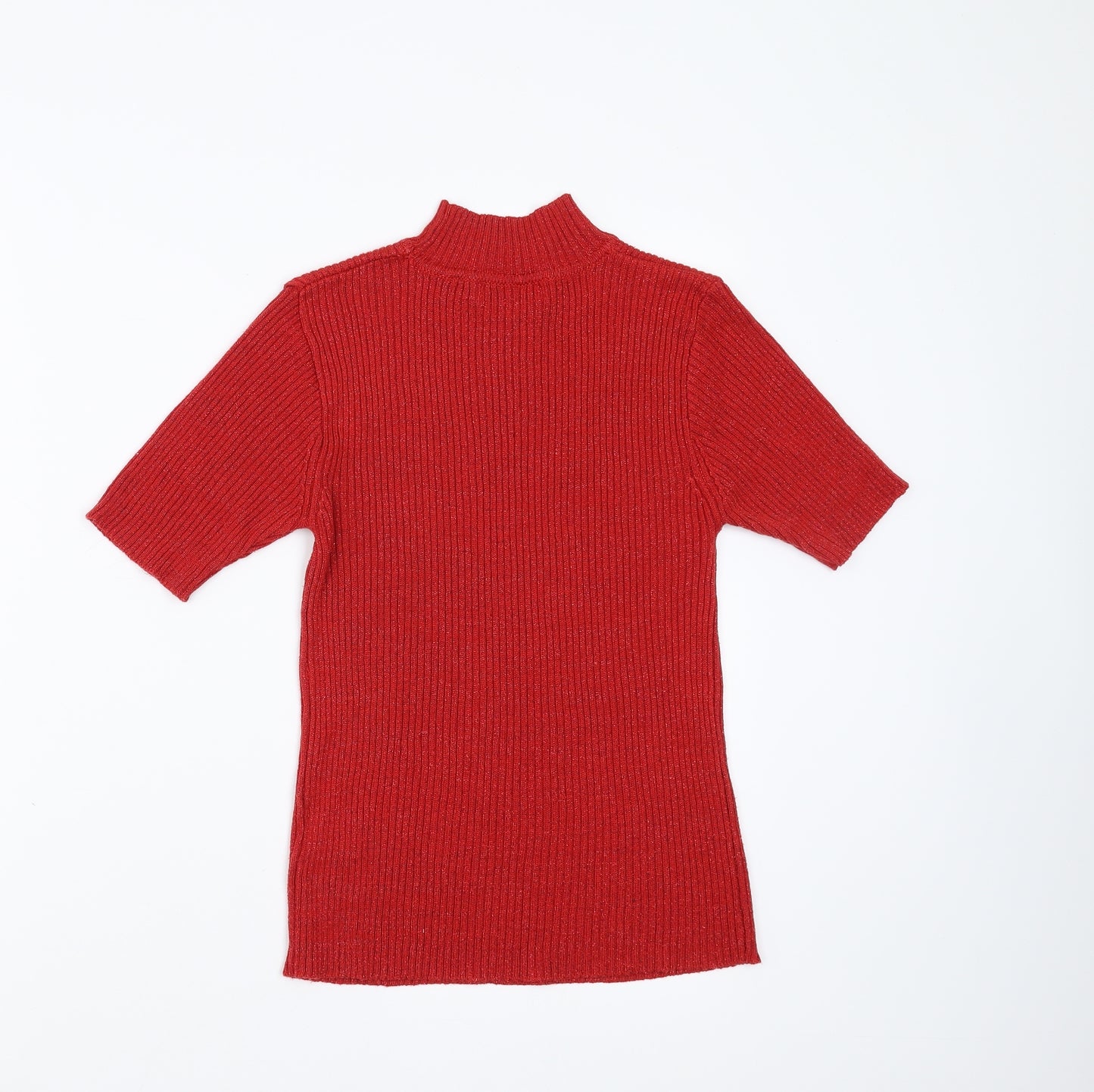 bonmarche Womens Red   Pullover Jumper Size S  - glittery