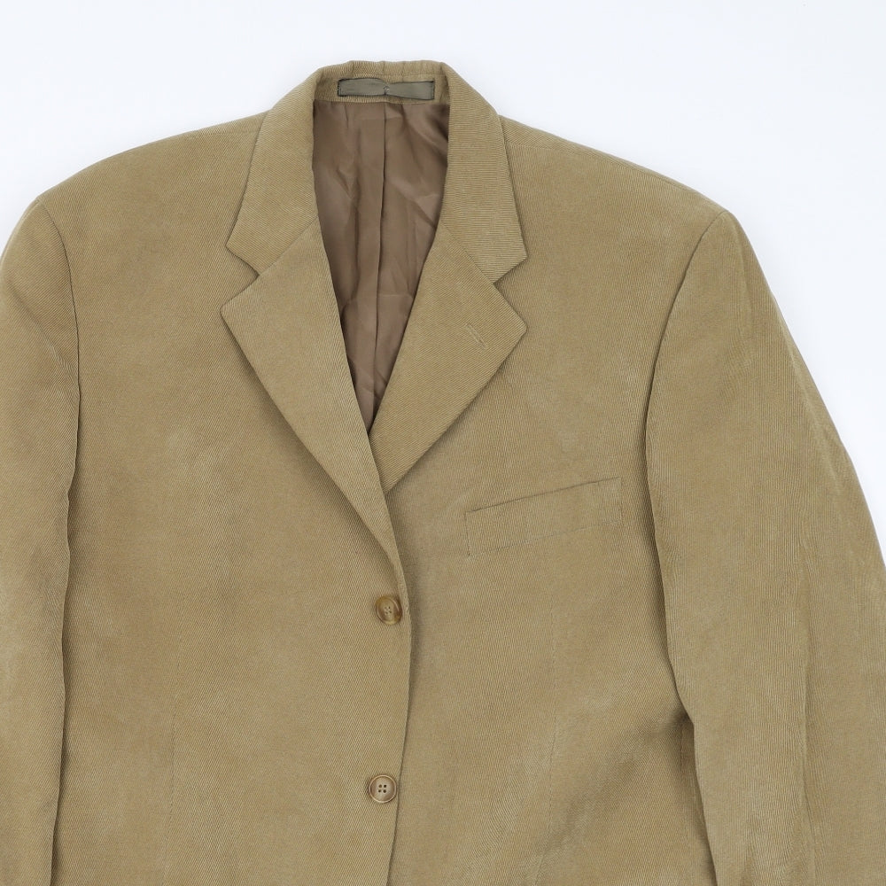 Marks and Spencer Mens Beige   Jacket Suit Jacket Size 42