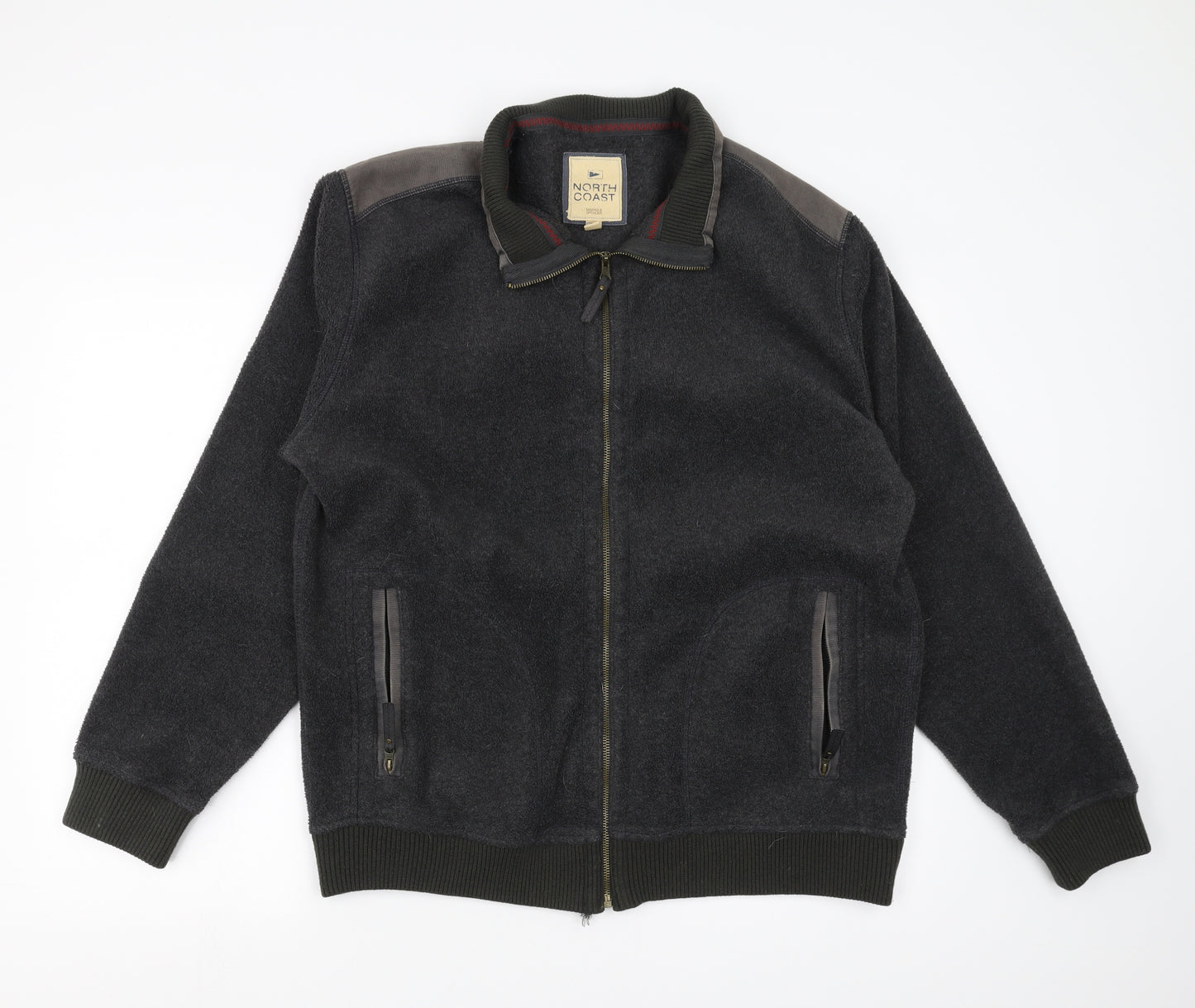 north coast Mens Grey  Fleece Jacket  Size L