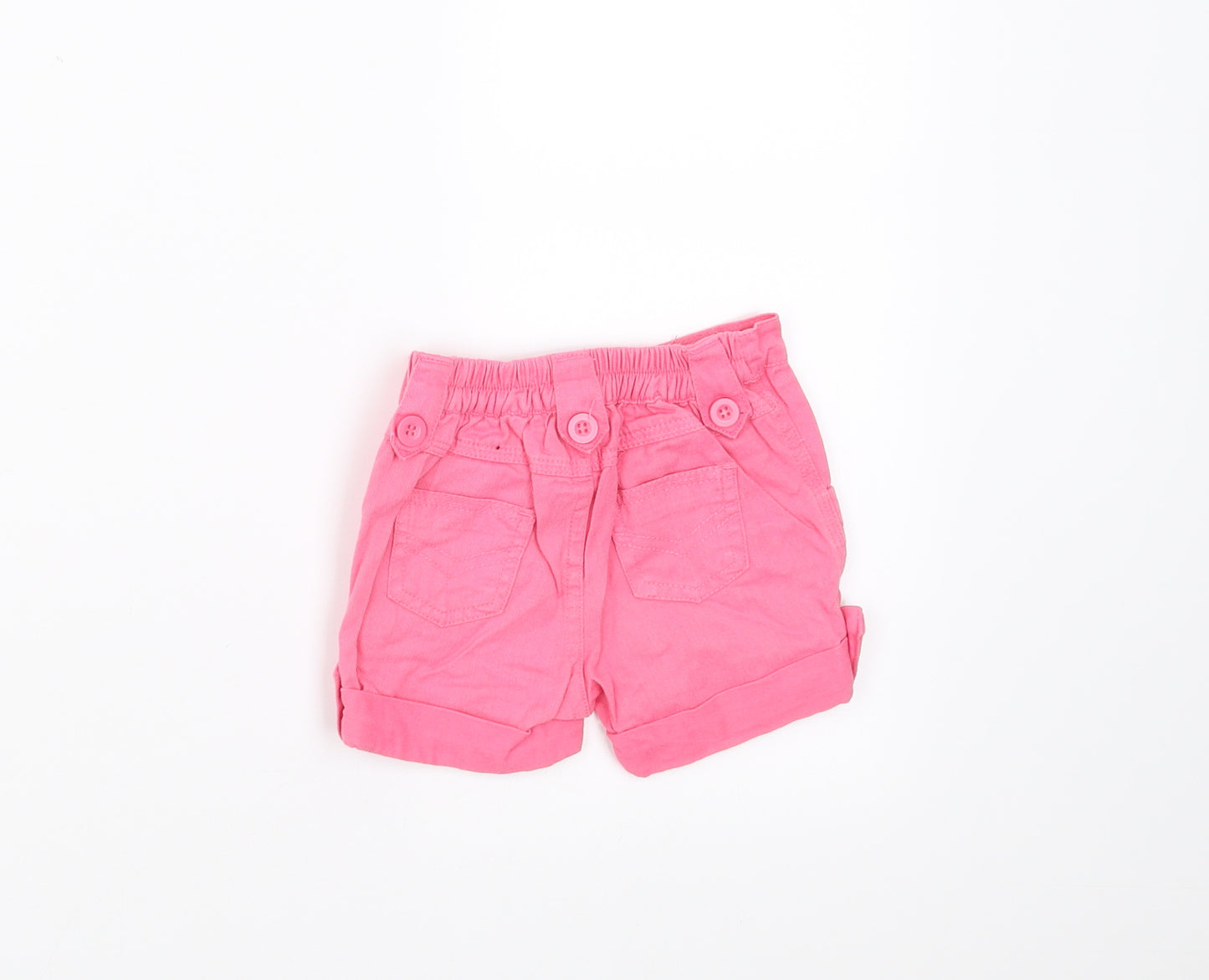 Earlydays Girls Pink   Cropped Trousers Size 6-9 Months  - shorts
