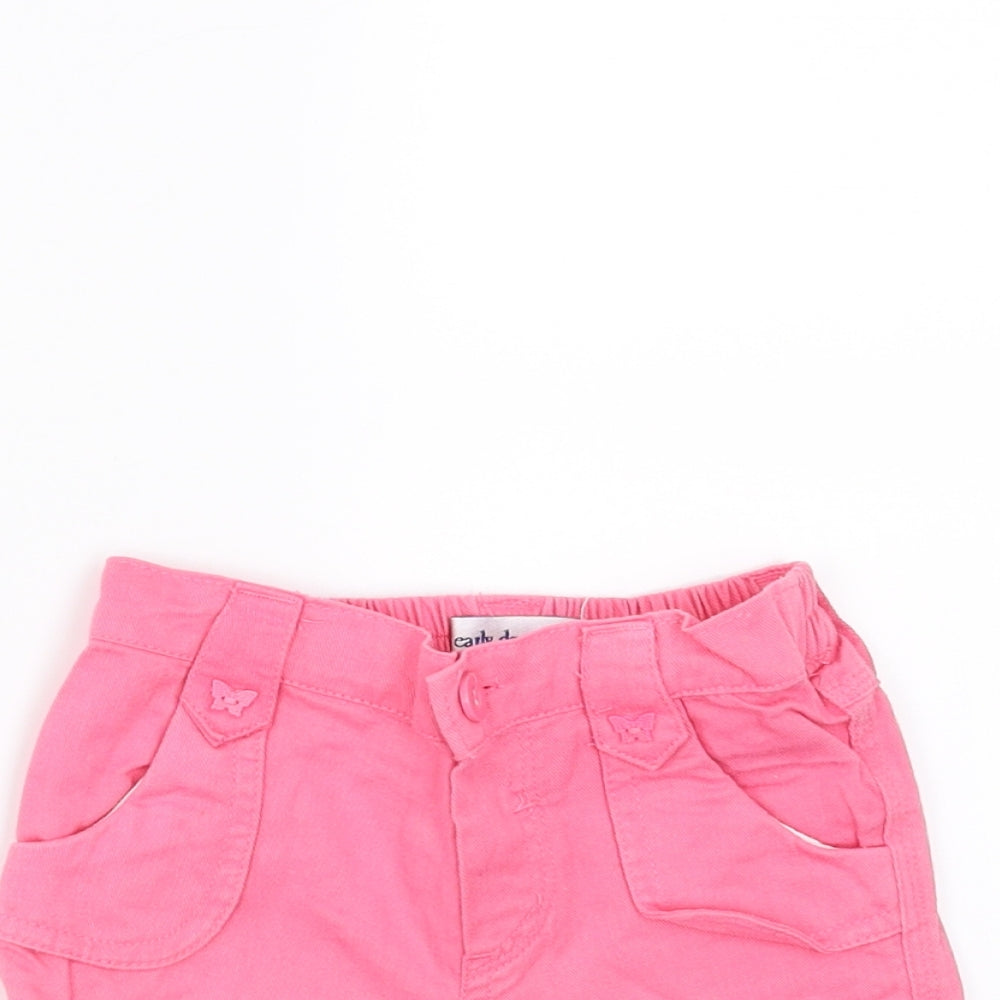 Earlydays Girls Pink   Cropped Trousers Size 6-9 Months  - shorts