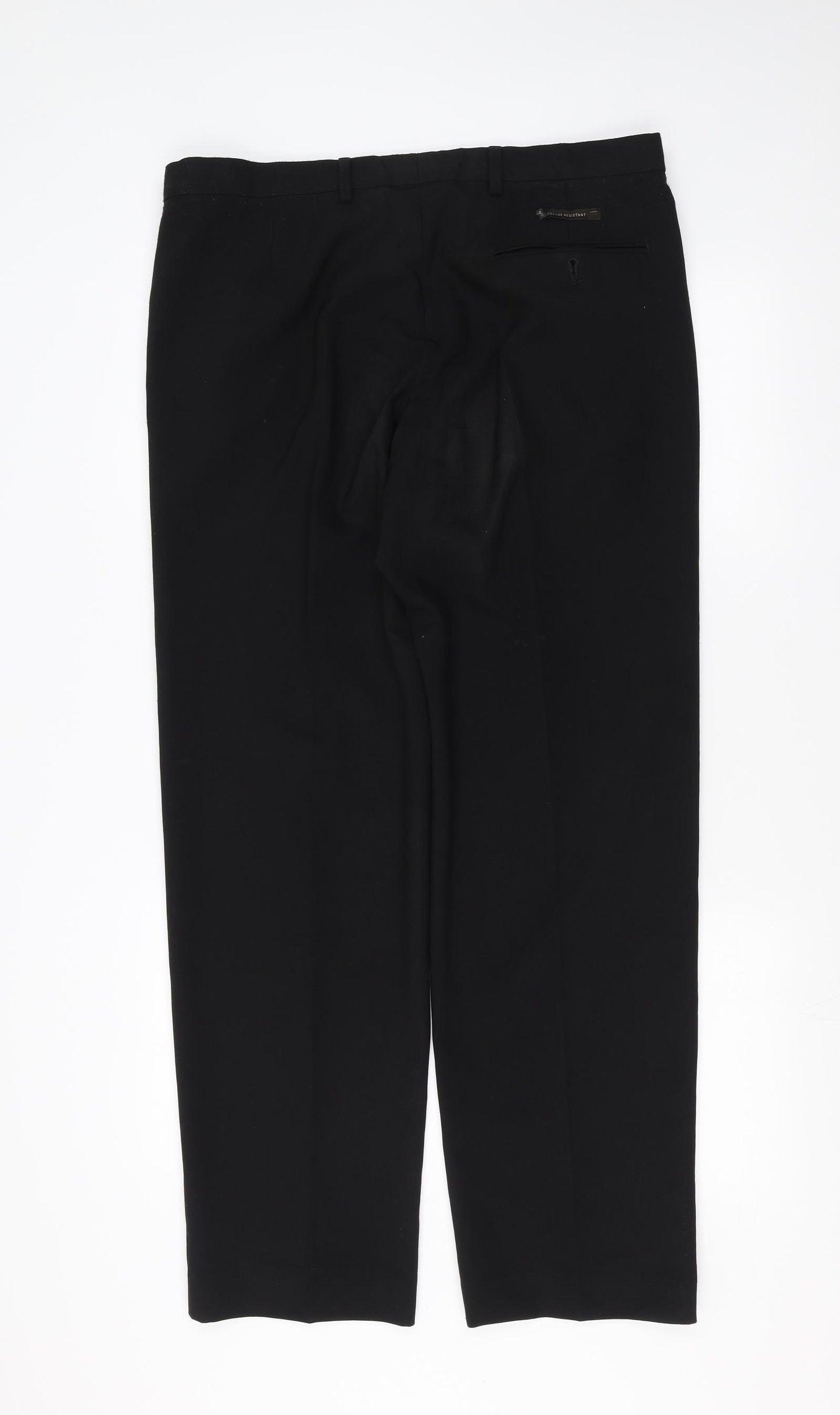 Marks and Spencer Mens Black   Trousers  Size 36 in L31 in