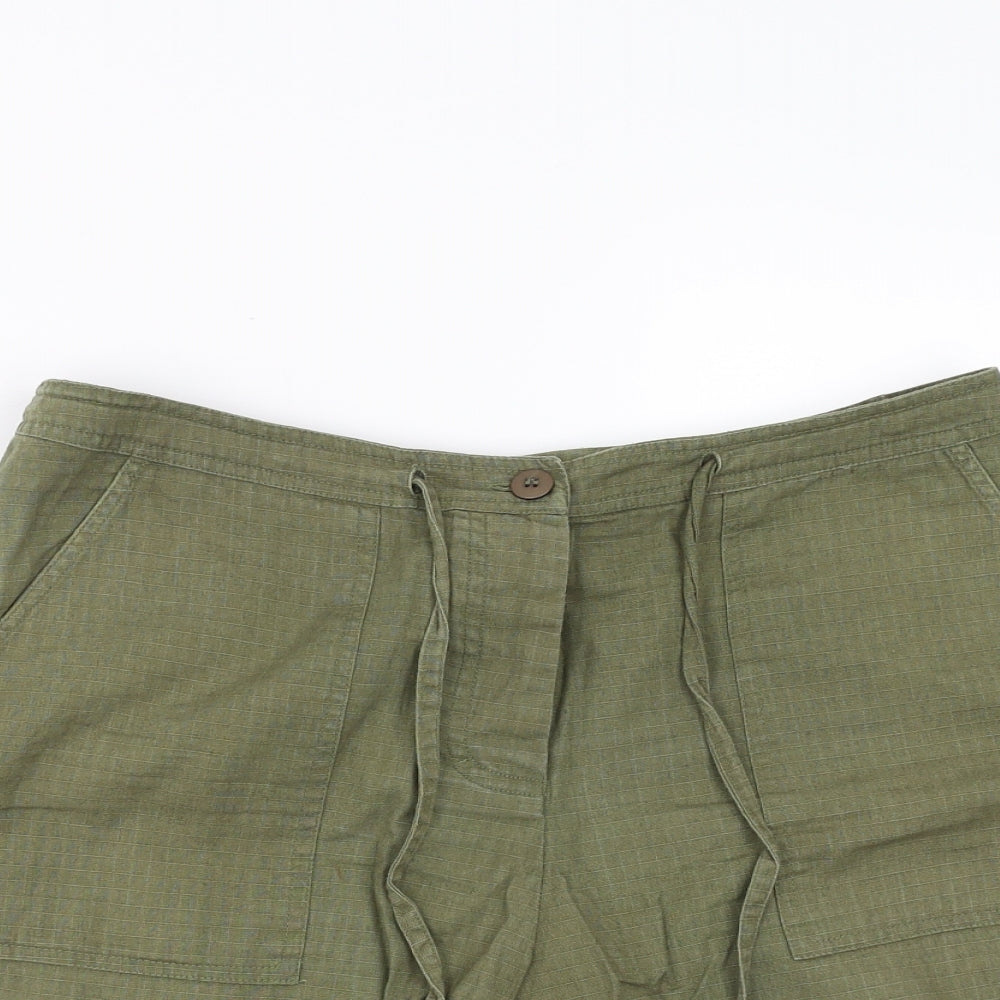 hennes collection Womens Green   Bermuda Shorts Size 10