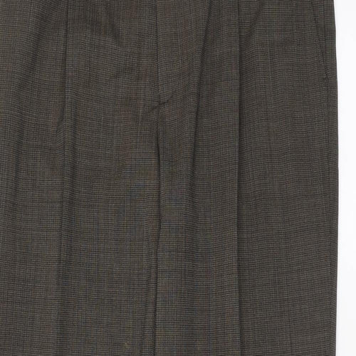 Marks and Spencer Mens Brown   Trousers  Size 36 in L29 in