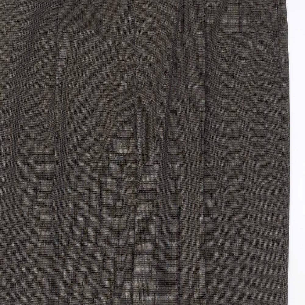 Marks and Spencer Mens Brown   Trousers  Size 36 in L29 in