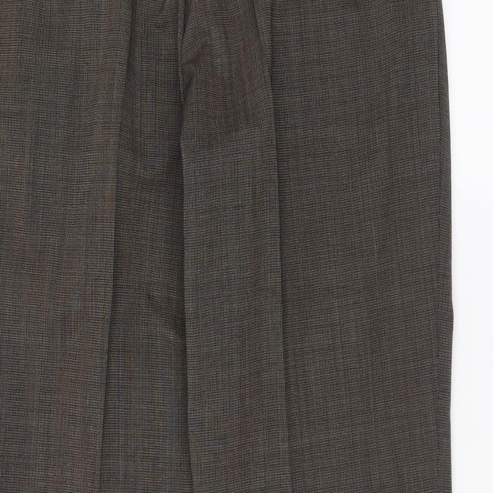 Marks and Spencer Mens Brown   Trousers  Size 36 in L29 in