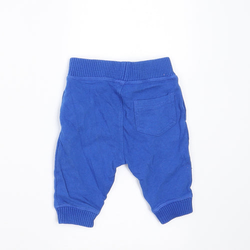 Mothercare Baby Blue   Jogger Trousers Size 3-6 Months