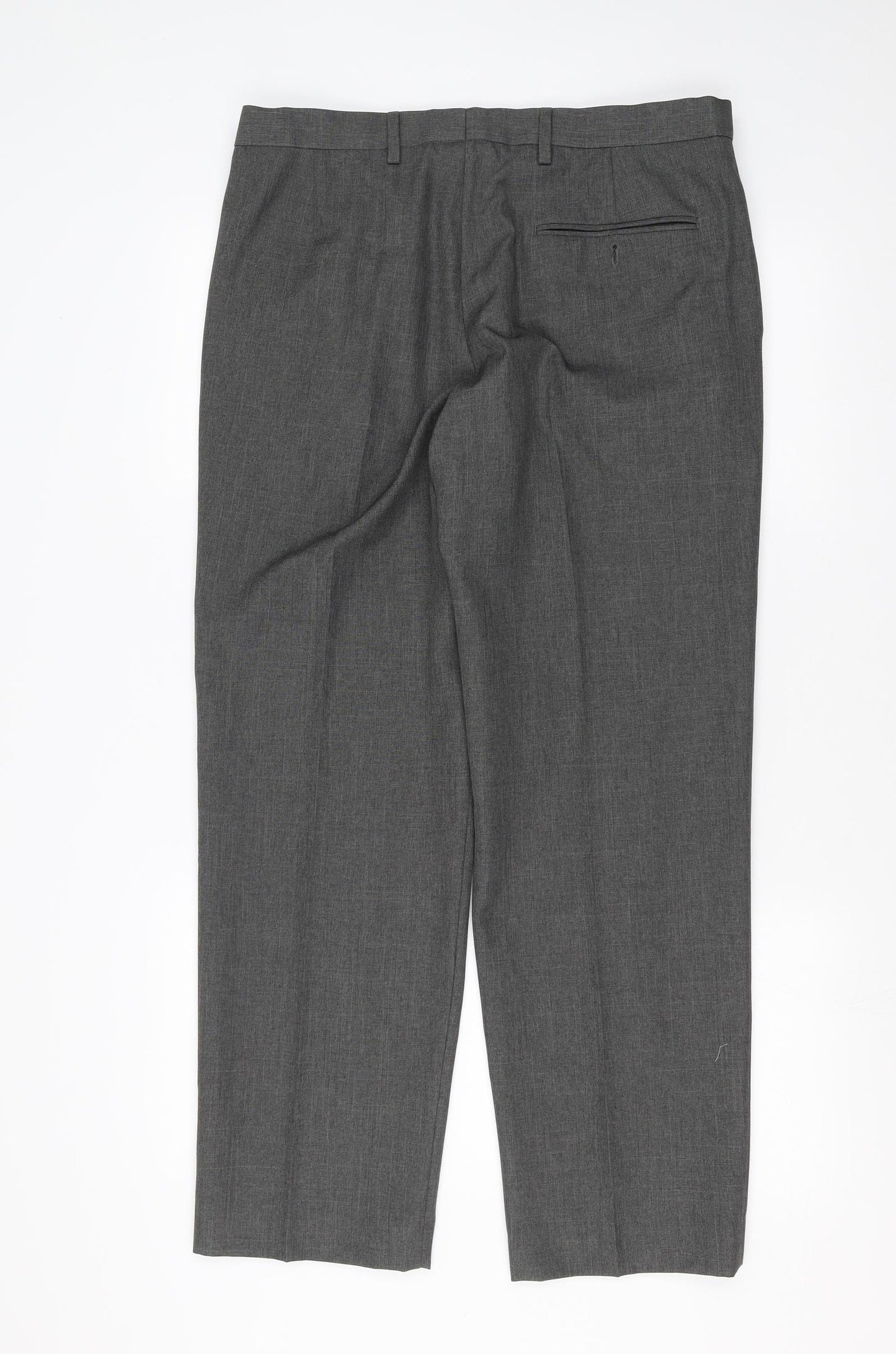 Marks and Spencer Mens Grey   Trousers  Size 34 in L29 in
