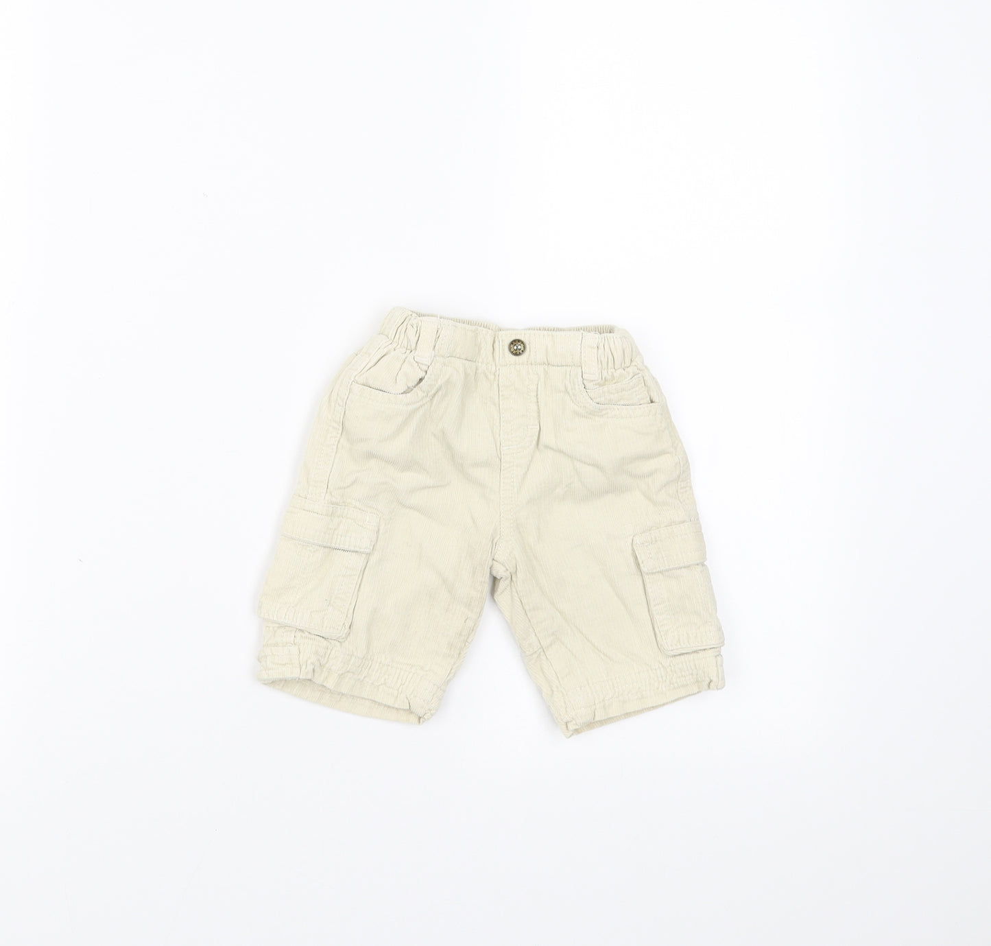NEXT Boys Ivory   Cargo Trousers Size Newborn  - shorts