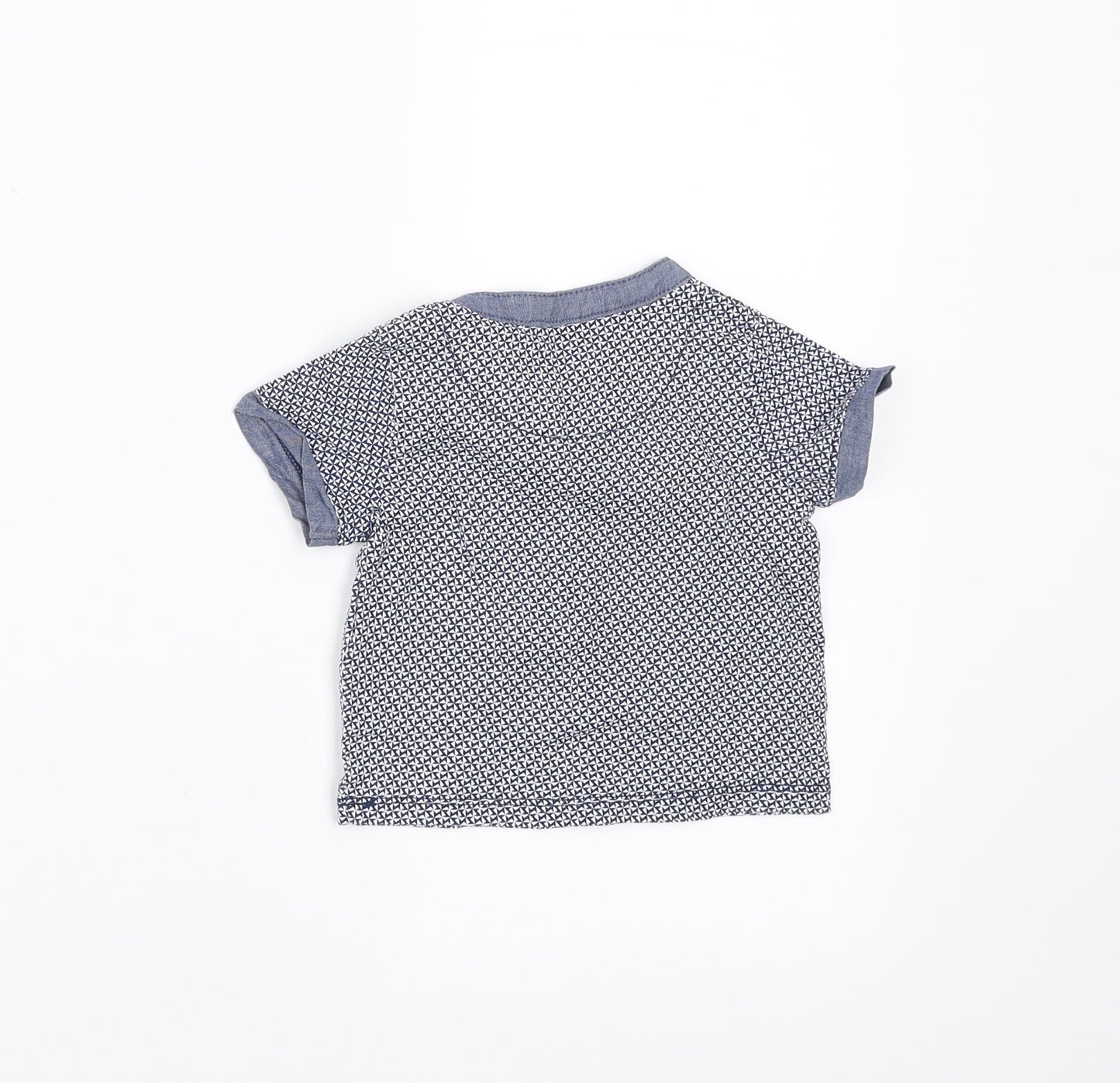 Ted Baker Boys Blue Geometric  Basic T-Shirt Size 0-3 Months