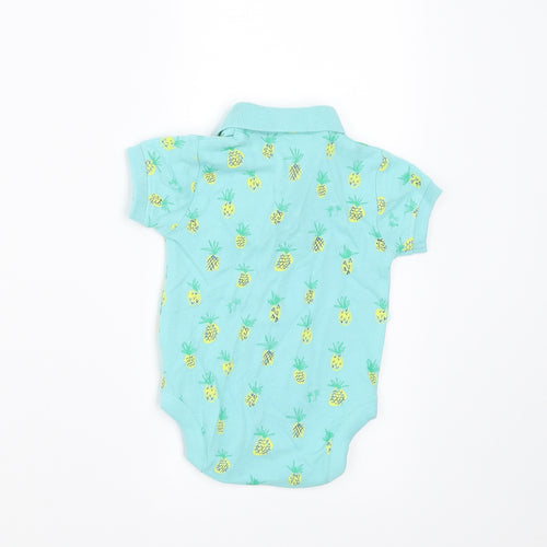 NEXT Baby Green   Babygrow One-Piece Size 0-3 Months  - Pinapple