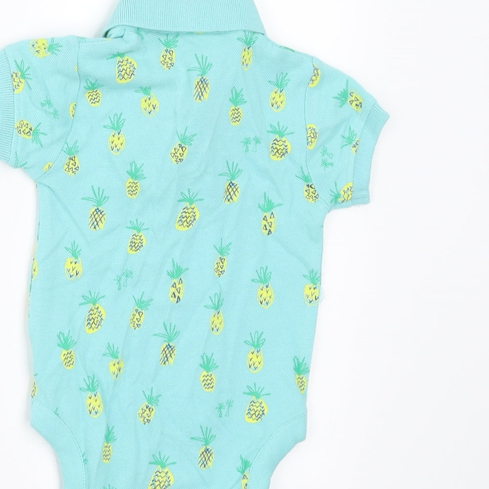 NEXT Baby Green   Babygrow One-Piece Size 0-3 Months  - Pinapple
