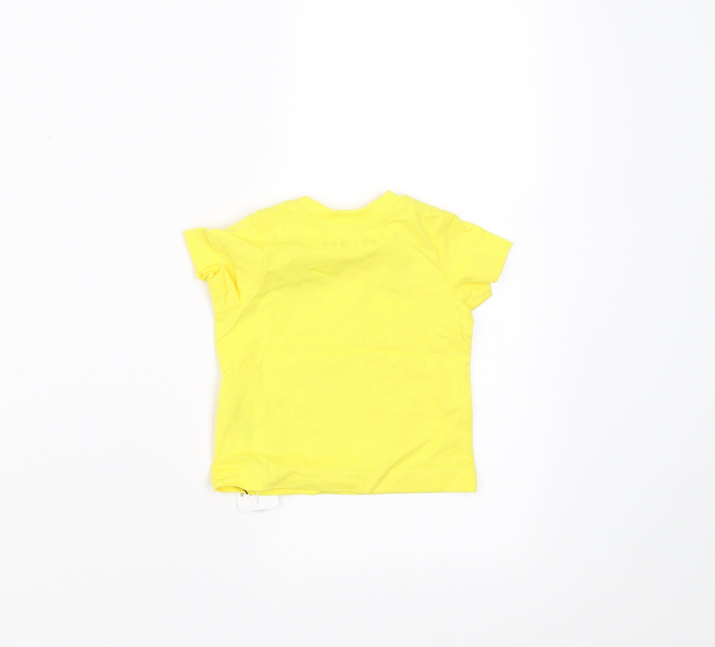 Nutmeg Baby Yellow   Basic T-Shirt Size Newborn  - Headphones