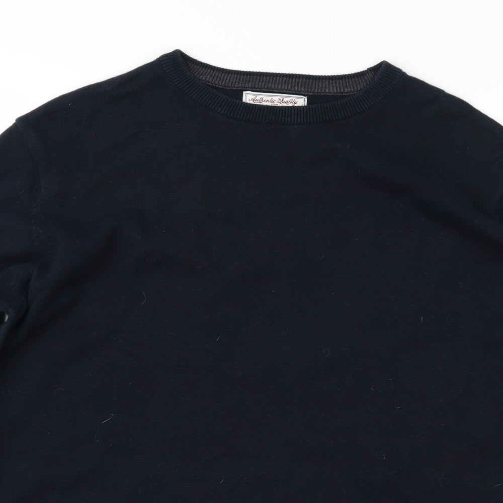 TU Mens Blue   Pullover Jumper Size S