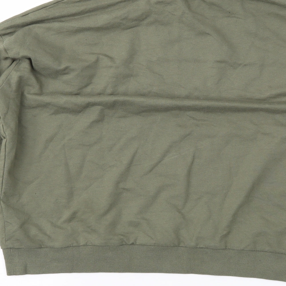 Divided Womens Green   Pullover Sweatshirt Size M